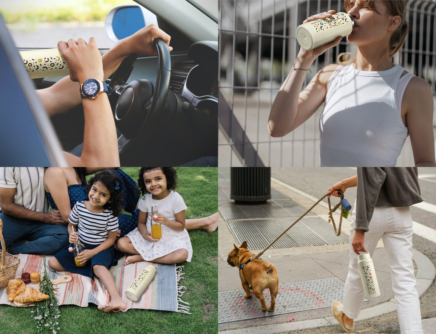 Emugi Insulated Water Bottle with Filter 20oz