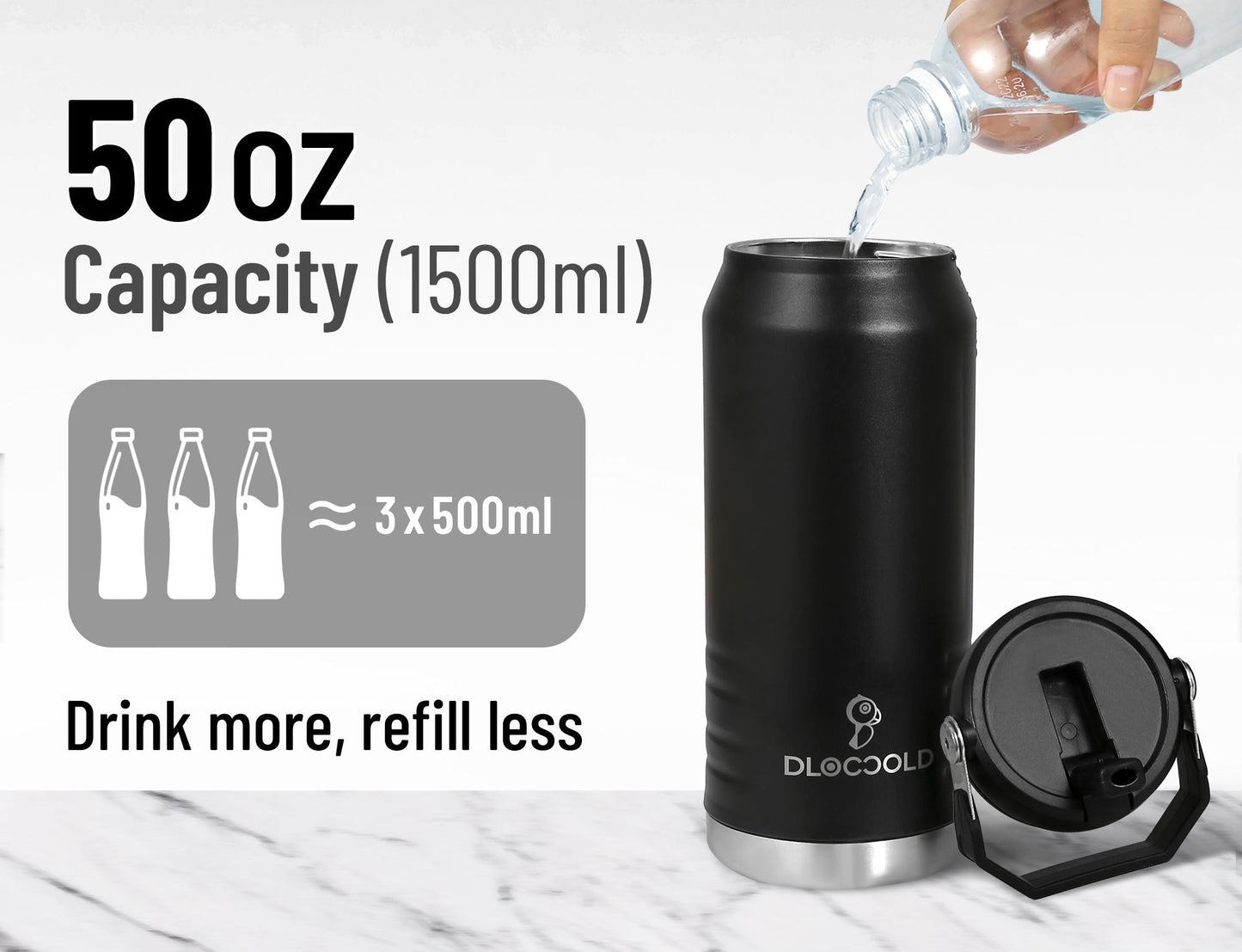 The Flip Straw Tumbler丨50 OZ