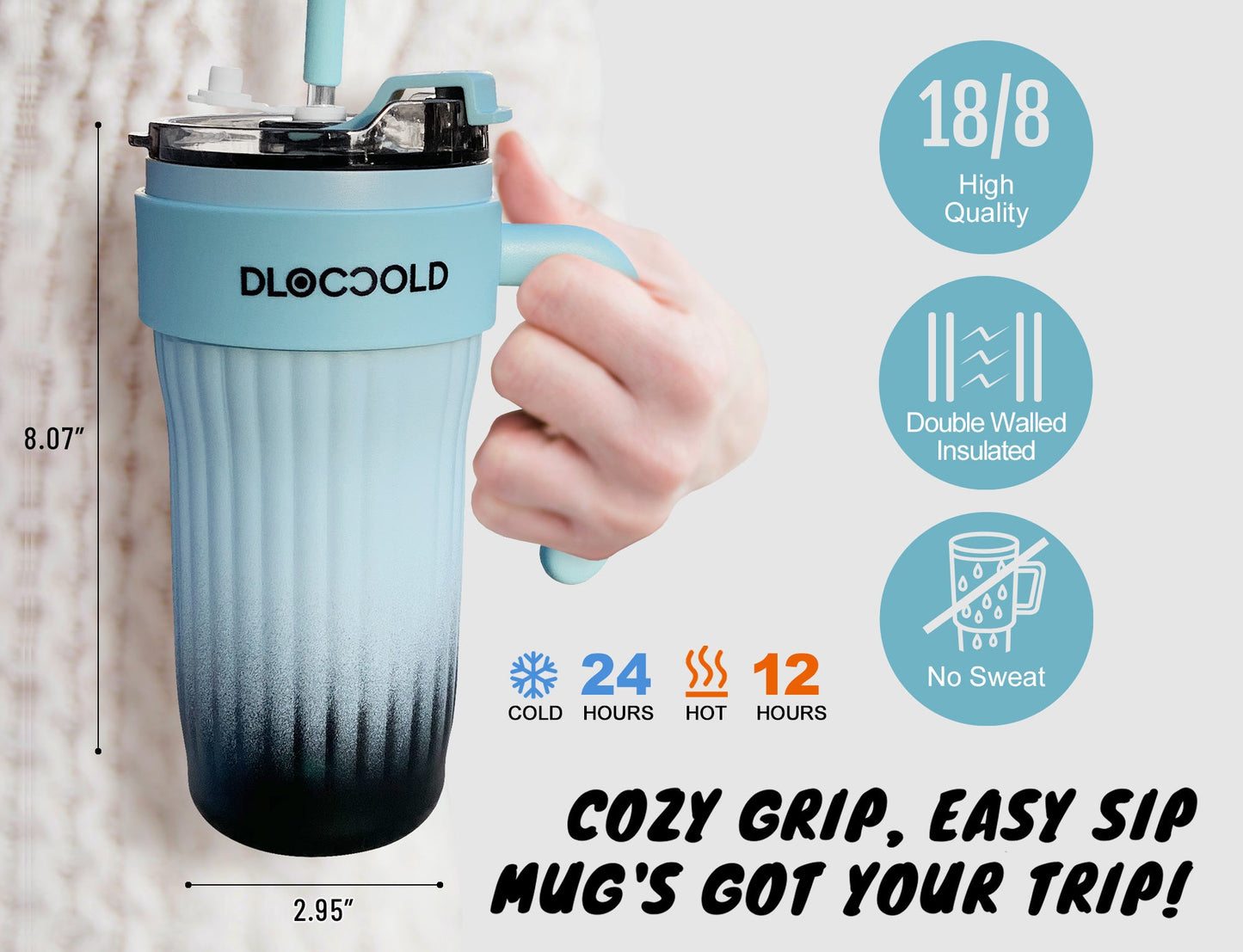 The Stripesip Tumbler| 30 oz