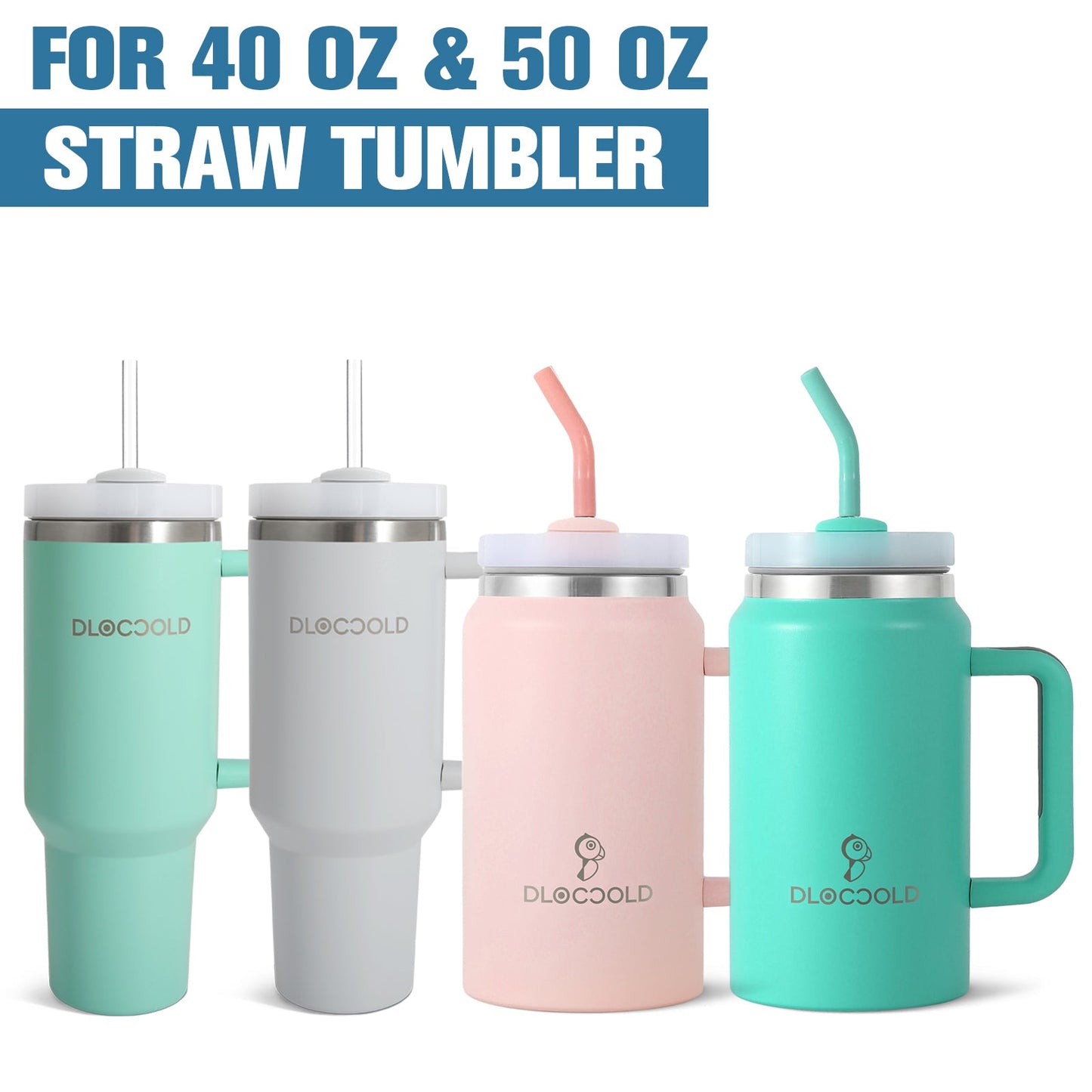 Silicone Replacement Lid for 40oz The Adventure Tumbler 2. & 50oz The Jumbojug Tumbler 2.0