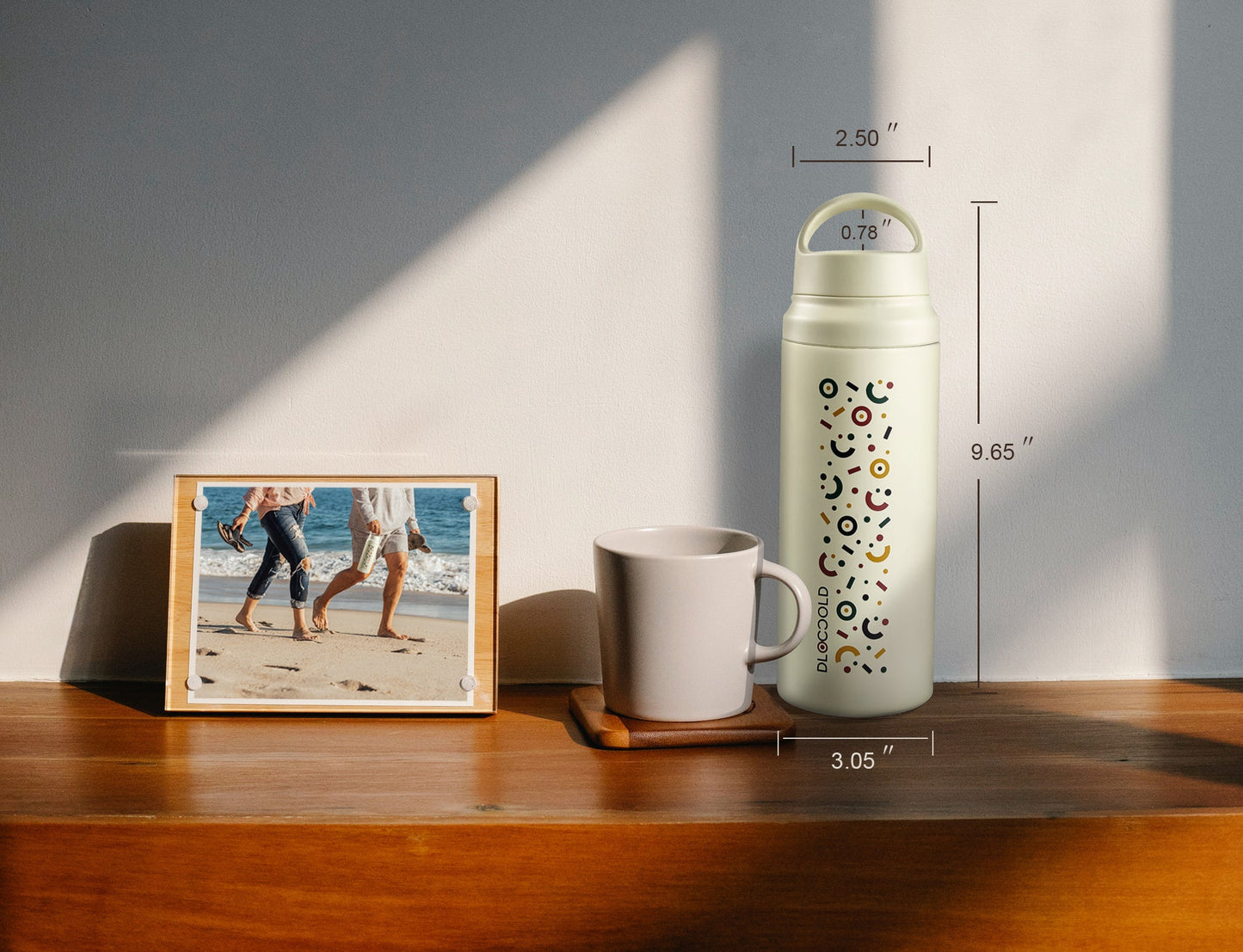 Emugi Insulated Water Bottle with Filter 20oz