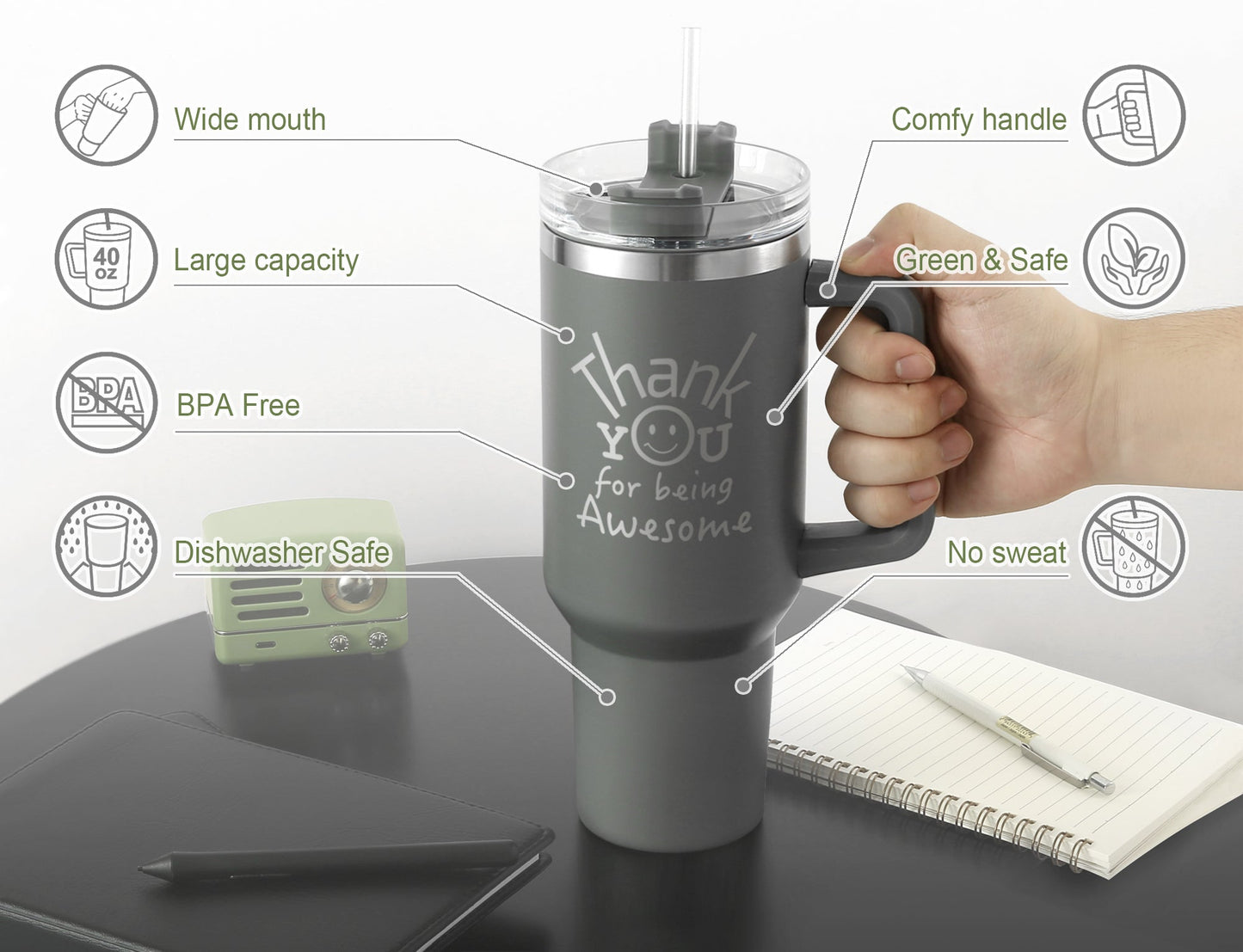 Thank You for Being Awesome丨40 OZ