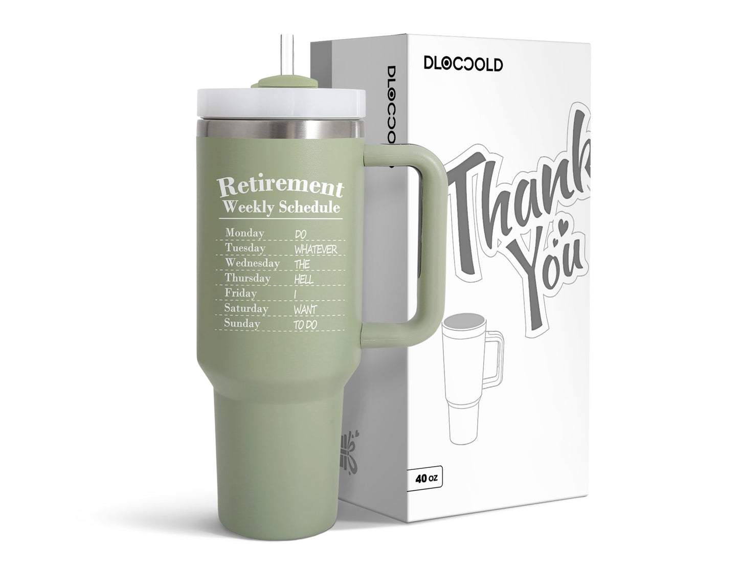 Retirement Weekly Schedule|40 oz