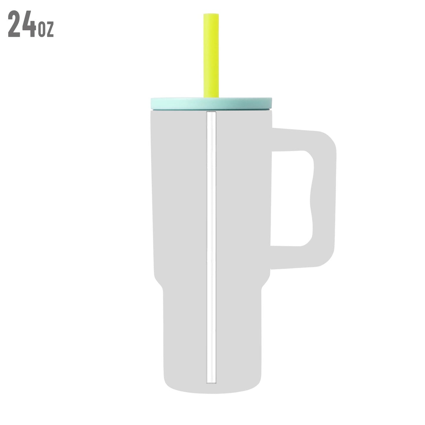Replacement Silicone Straw Lid for Kids 24 OZ Tumbler