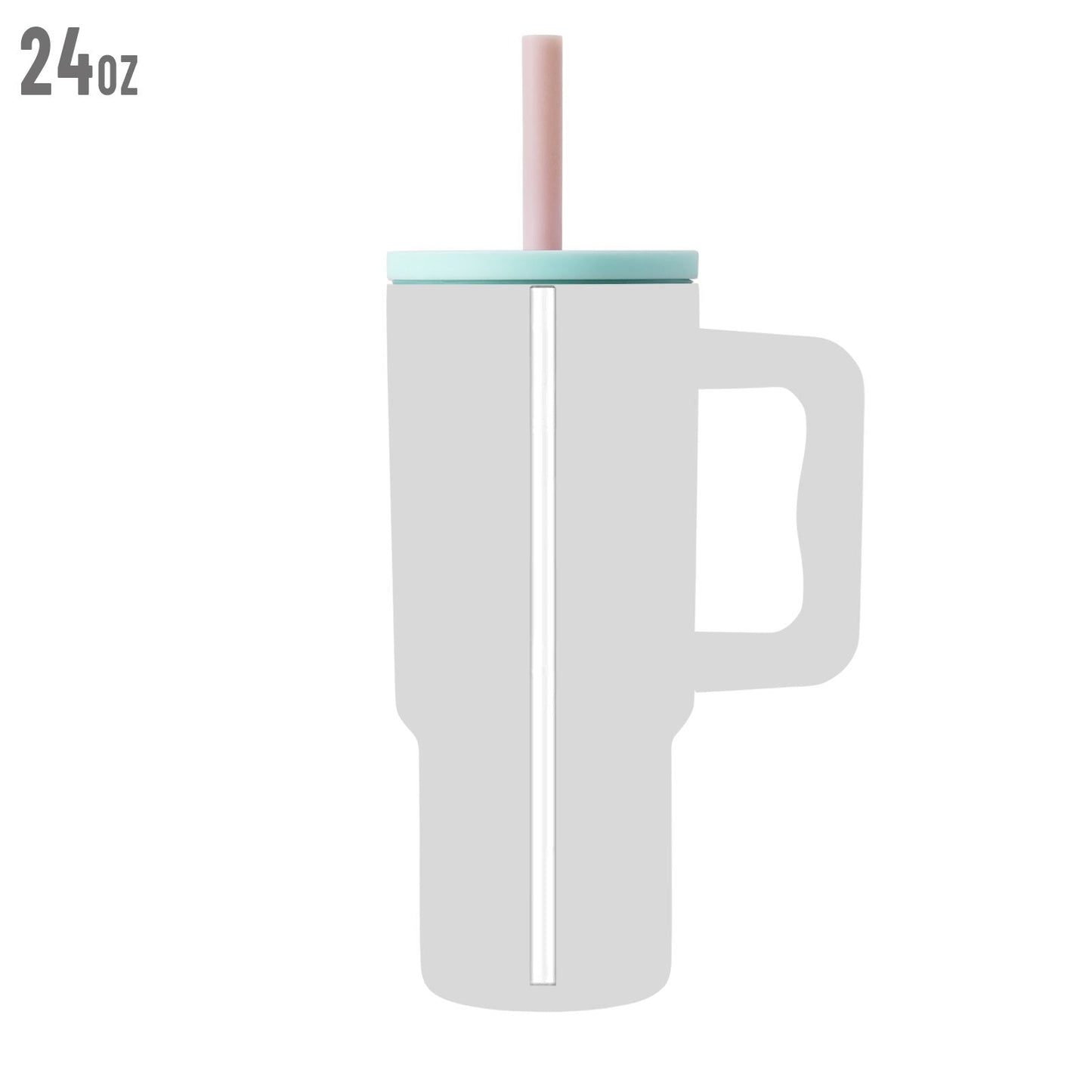 Replacement Silicone Straw Lid for Kids 24 OZ Tumbler