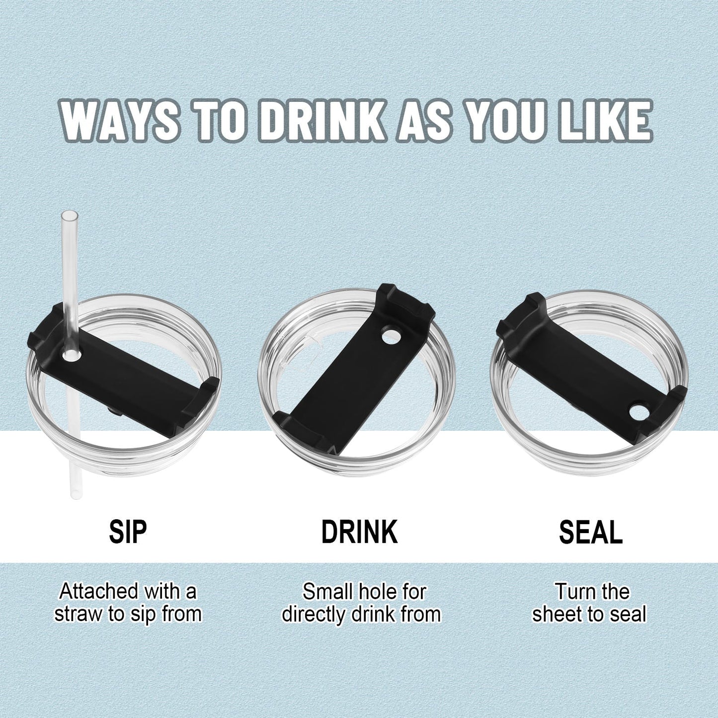 Replacement Lid for 40 oz Tumbler (  2 PACK )