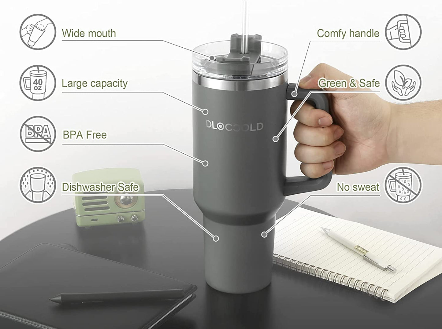 The Adventure Tumbler 1.0｜40 OZ