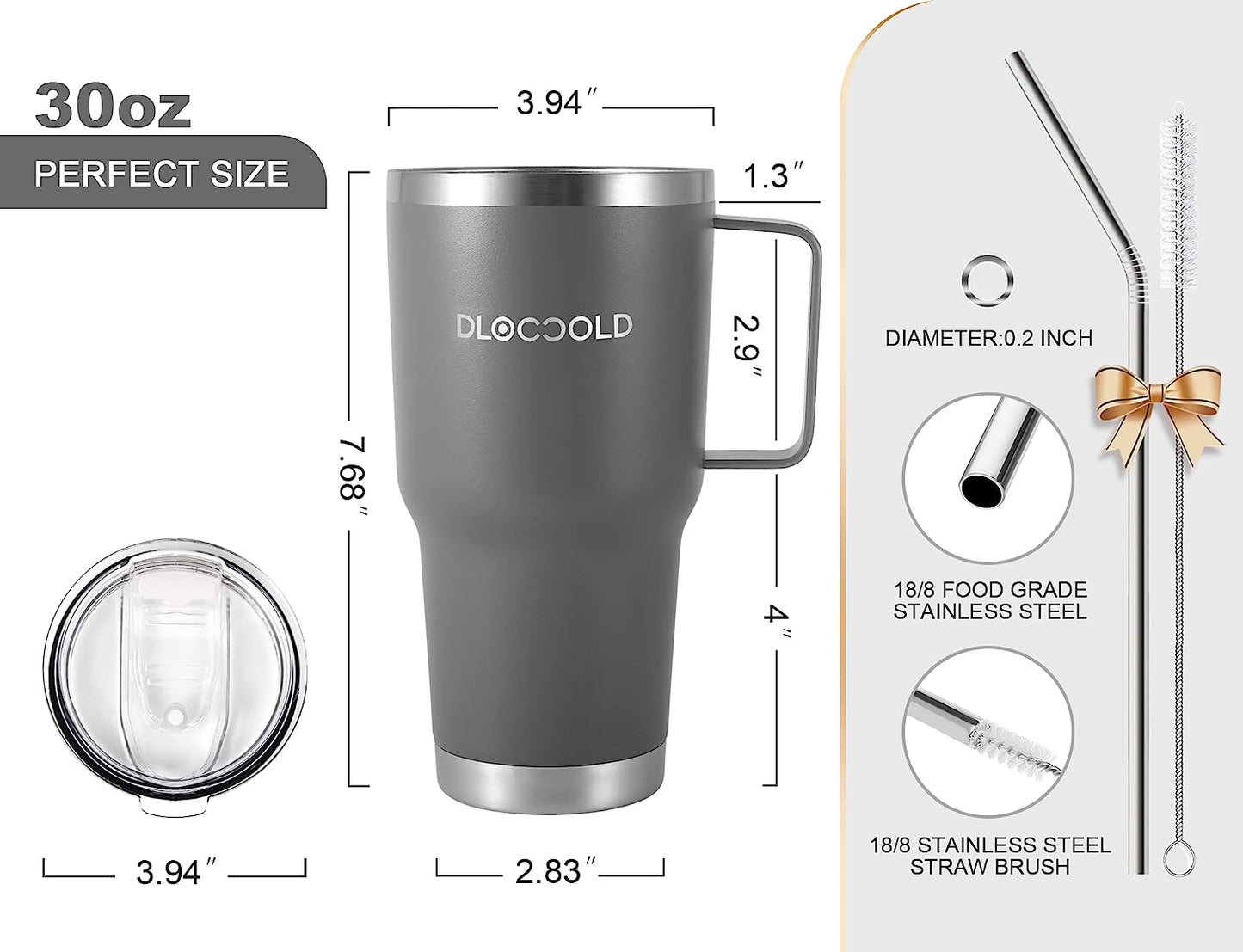 The Classic Travel Tumbler丨30 OZ