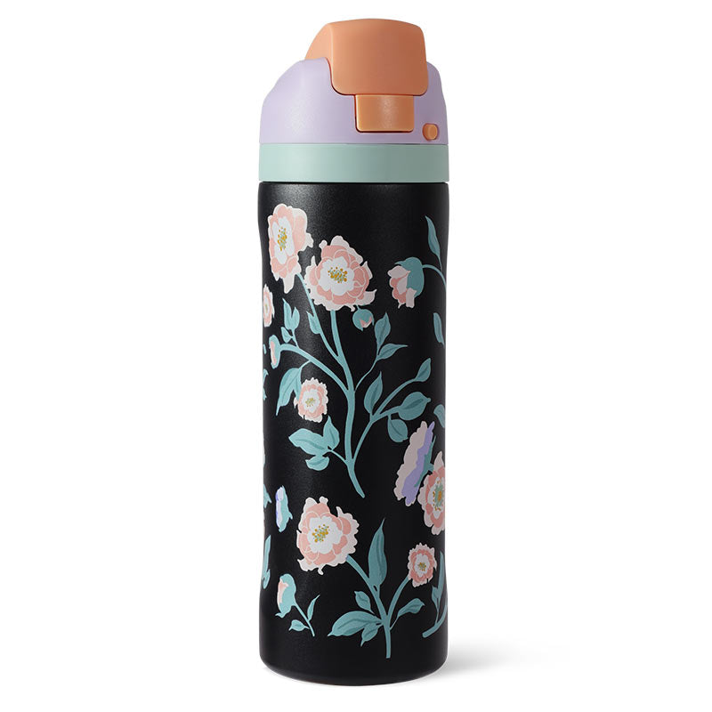 DLOCCOLD Insulated Stainless Steel Water Bottle, Leak-Proof Thermos | 24 OZ