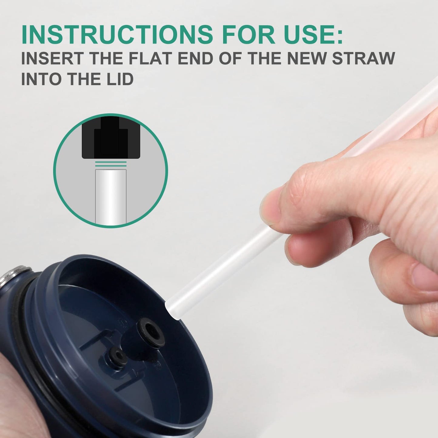 Replacement Straws for 30 oz Flip Straw Tumbler