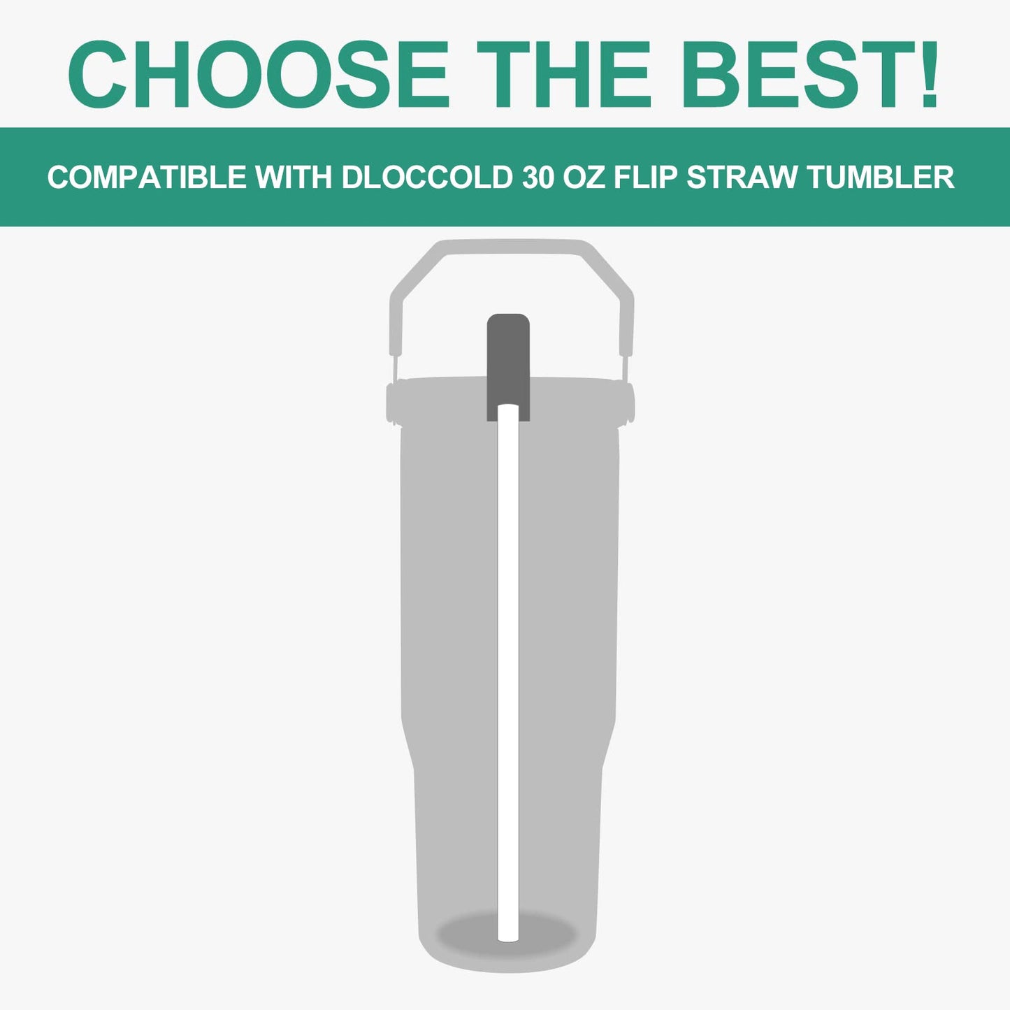 Replacement Straws for 30 oz Flip Straw Tumbler